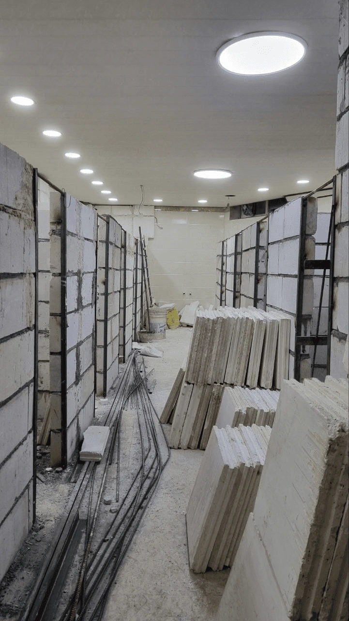 The paired prison cells